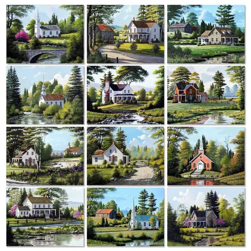 GATYZTORY Frame Villa House Landscape Diy Oil Painting By Numbers Canvas Acrylic Paint Picture Coloring By Numbers For Unique Gi
GATYZTORY Frame Villa House Landscape Diy Oil Painting By Numbers Canvas Acrylic Paint Picture Coloring By Numbers For Unique Gi