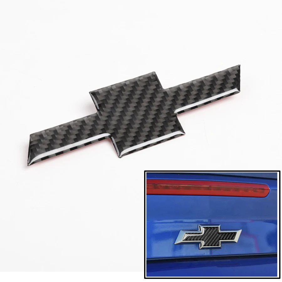 1 шт., наклейка на автомобиль из углеродного волокна для Chevrolet Camaro, передняя/задняя отделка с логотипом, 2016, 2017, 2018, 2019 
1 шт., наклейка на автомобиль из углеродного волокна для Chevrolet Camaro, передняя/задняя отделка с логотипом, 2016, 2017, 2018, 2019