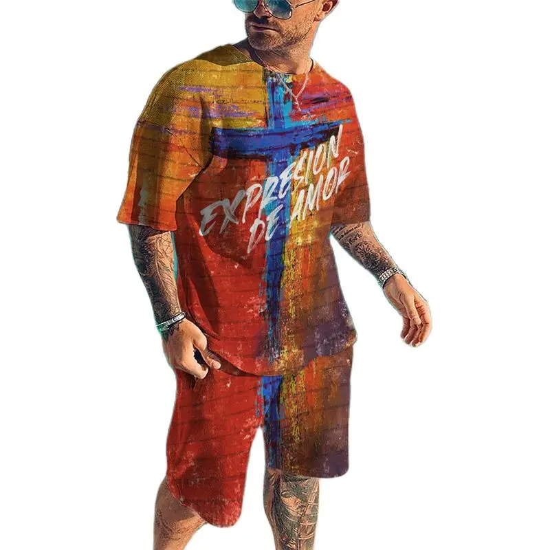 Спортивный костюм мужской оверсайз, Спортивная футболка с 3D рисунком, повседневные пляжные шорты, модная уличная одежда, лето 2023
Спортивный костюм мужской оверсайз, Спортивная футболка с 3D рисунком, повседневные пляжные шорты, модная уличная одежда, лето 2023