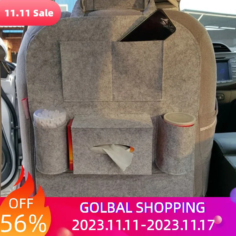 New Auto Car Blanket cloth Seat Back Multi-Pockets Storage Bag Organizer Holder Accessory Black
New Auto Car Blanket cloth Seat Back Multi-Pockets Storage Bag Organizer Holder Accessory Black