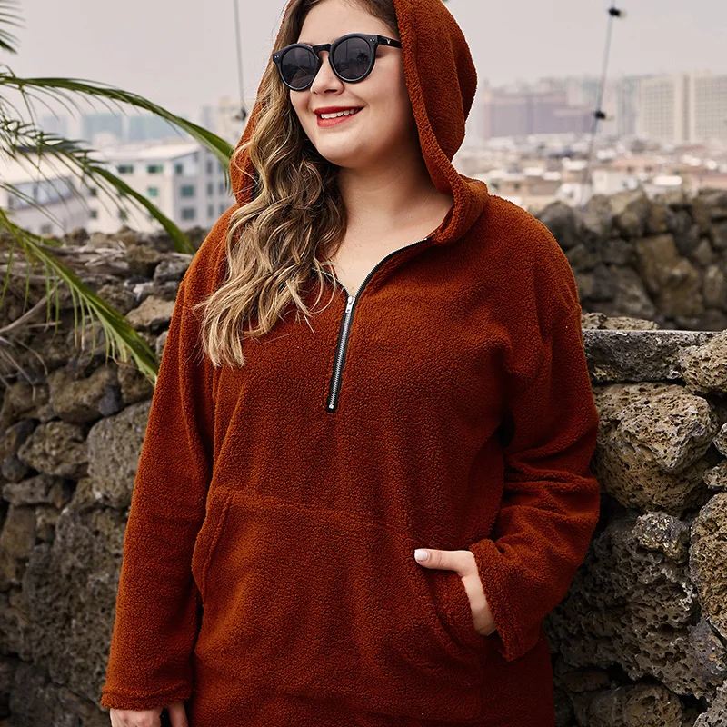 Модный женский свитер, толстовка с капюшоном в европейском и американском стиле, пуловер из овечьей шерсти, пальто большого размера на осень и зиму
Модный женский свитер, толстовка с капюшоном в европейском и американском стиле, пуловер из овечьей шерсти, пальто большого размера на осень и зиму
