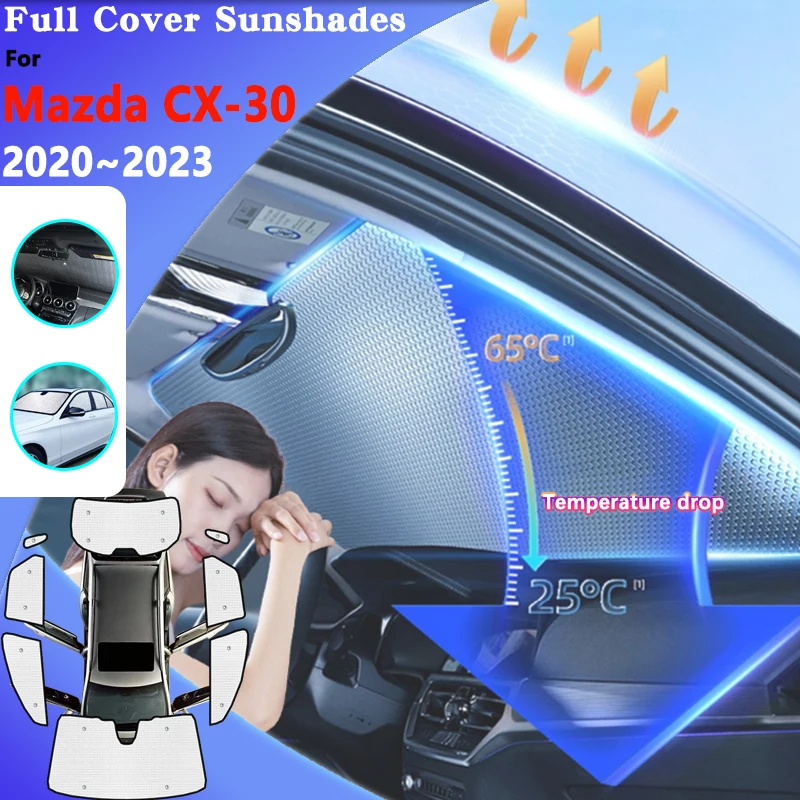Car Windows Sunshades For Mazda CX-30 Accessories 2022 2023 2021 2020 DM CX30 CX 30 Car Windshield Anti-UV Sun Protection Visor 
Car Windows Sunshades For Mazda CX-30 Accessories 2022 2023 2021 2020 DM CX30 CX 30 Car Windshield Anti-UV Sun Protection Visor