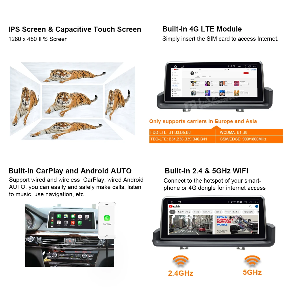 Автомобильный мультимедийный плеер Android 10 GPS для BMW 3 серии E90 E91 E92 E93 2005-2012 правый