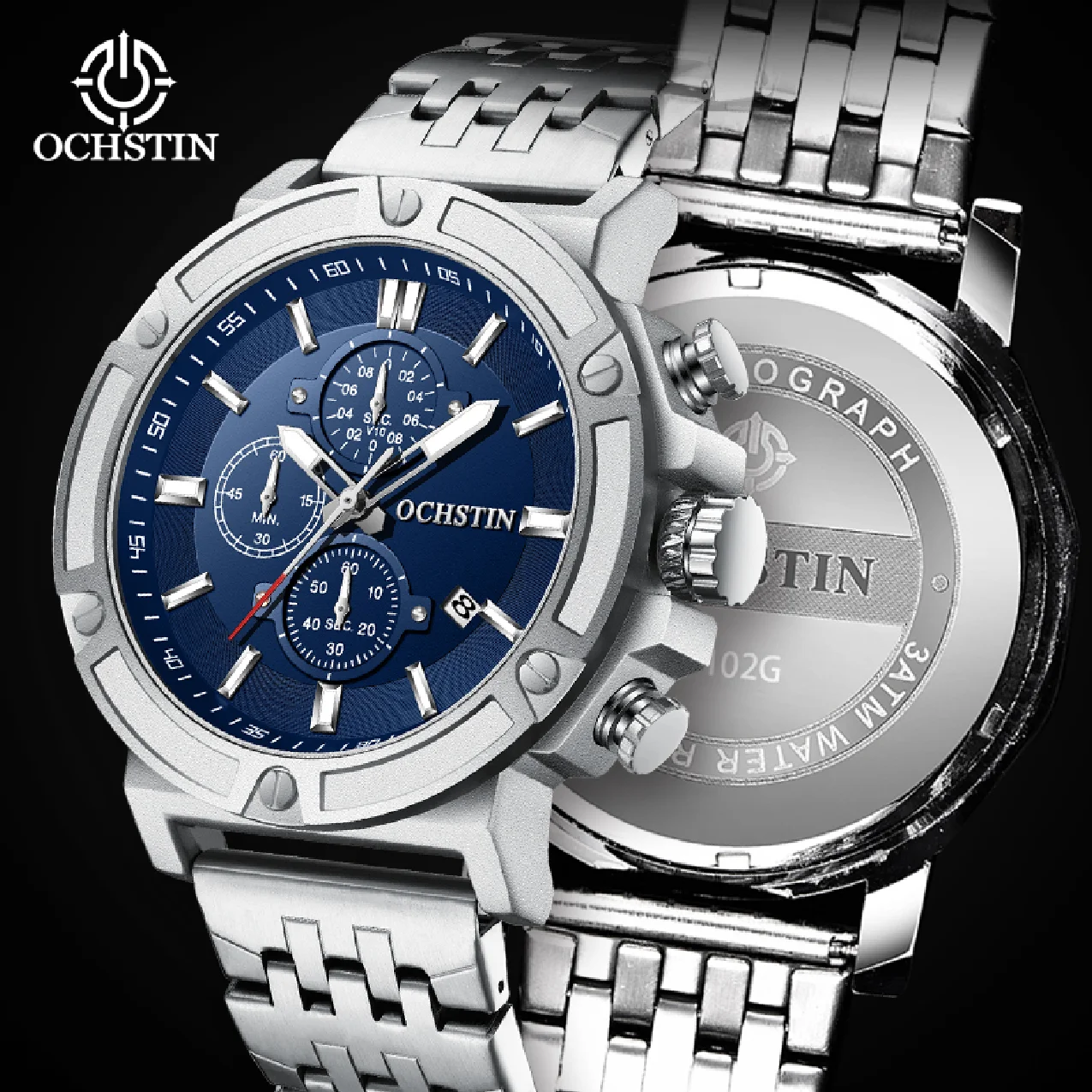 NEW OCHSTIN Mens Watches Brand Luxury Dial Clock Male Fashion Stainless Waterproof Quartz Casual Sport Chronograph Montre Homme
NEW OCHSTIN Mens Watches Brand Luxury Dial Clock Male Fashion Stainless Waterproof Quartz Casual Sport Chronograph Montre Homme