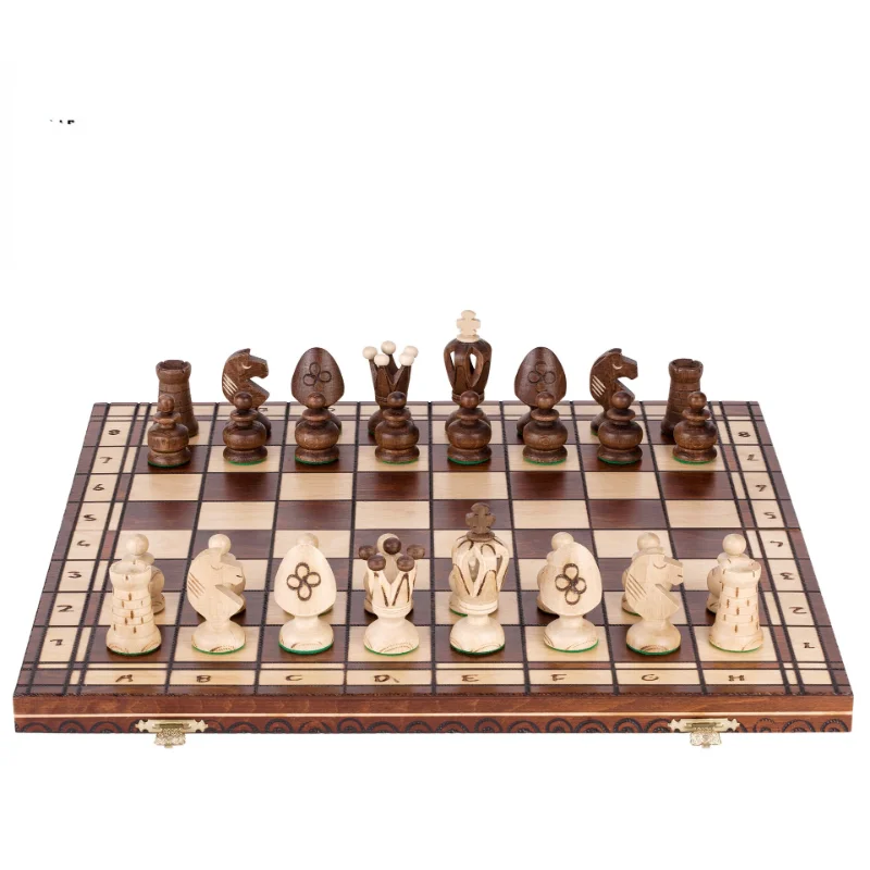 

Wooden Interior Storage Chess Set Large Outdoor Portable Tournament Chess Set Luxury Adult Juegos De Mesa Board Games BD50CG