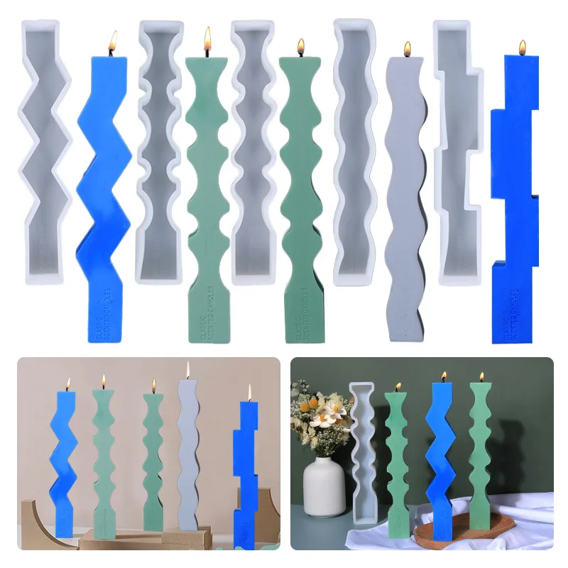 diy Strip candle Aromatherapy silicone mold making kit Creative soy wax INS Home decor Silicone Candle Mold 2023 new arrival
diy Strip candle Aromatherapy silicone mold making kit Creative soy wax INS Home decor Silicone Candle Mold 2023 new arrival