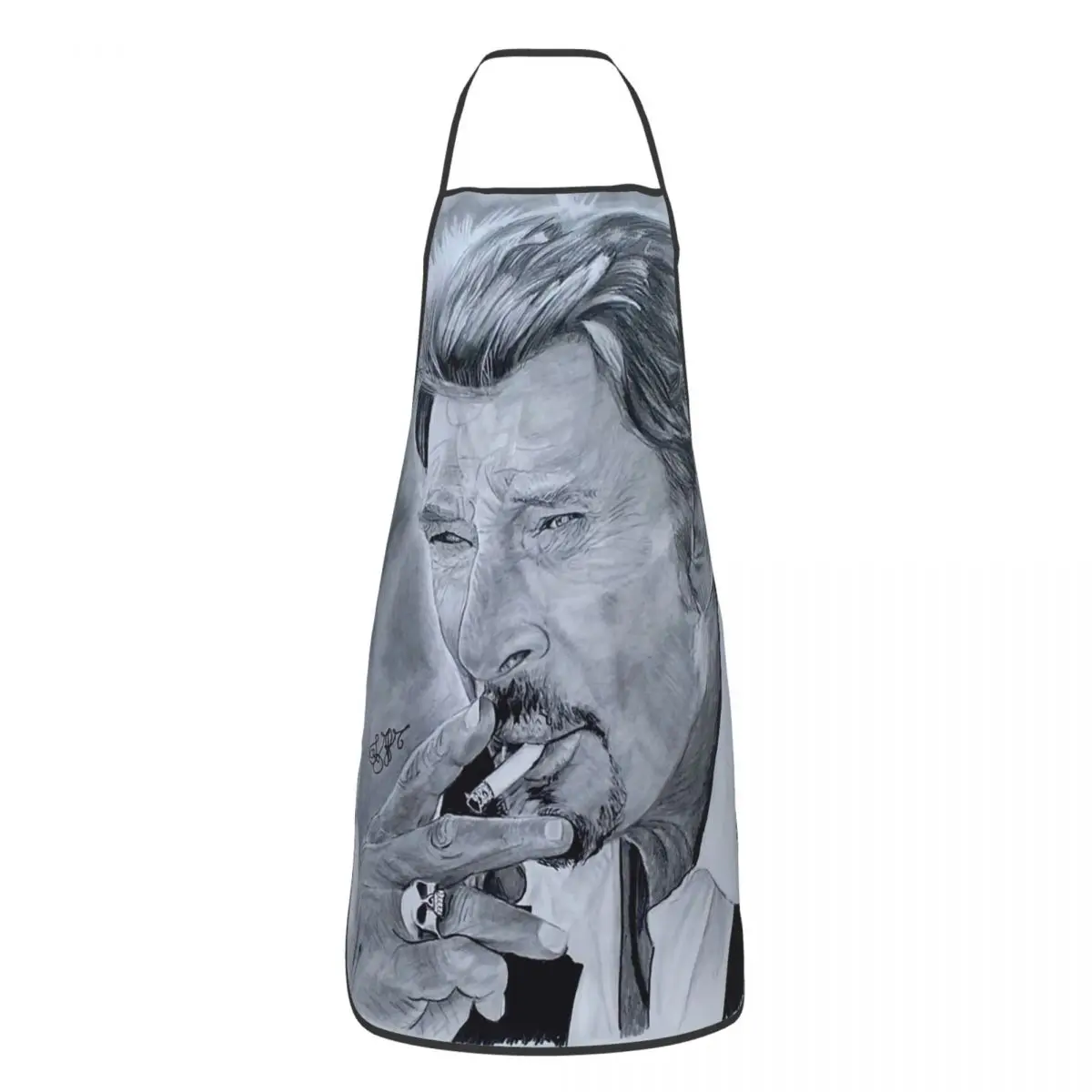 Unisex Portrait De Johnny Hallyday Kitchen Chef Cooking Baking Apron Women Men French Rock Singer Tablier Cuisine for Gardening
Unisex Portrait De Johnny Hallyday Kitchen Chef Cooking Baking Apron Women Men French Rock Singer Tablier Cuisine for Gardening