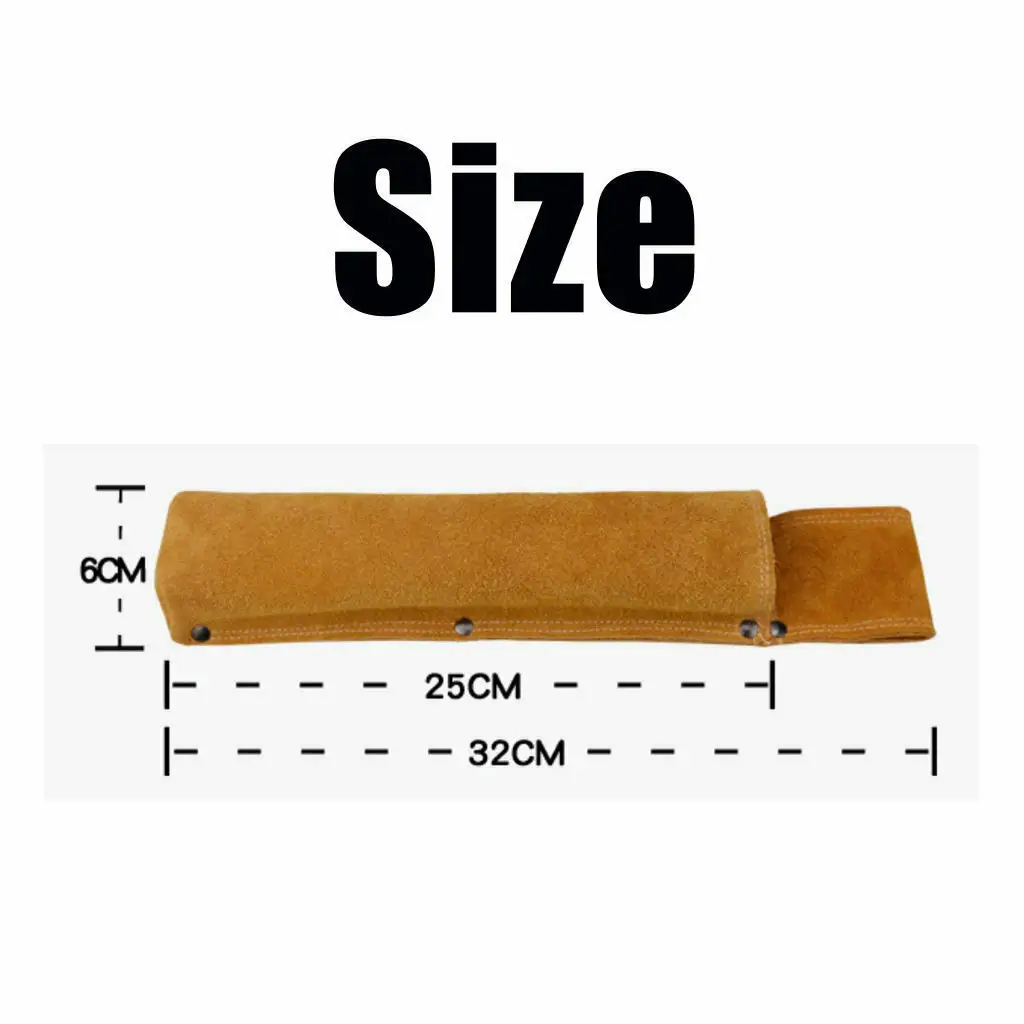 Welding Rod Storage Bag Artificial Cowhide Bag 35.5 X 12cm Adjustable Electrode Holder Cowhide Leather Waist Bag Welding Tools
Welding Rod Storage Bag Artificial Cowhide Bag 35.5 X 12cm Adjustable Electrode Holder Cowhide Leather Waist Bag Welding Tools