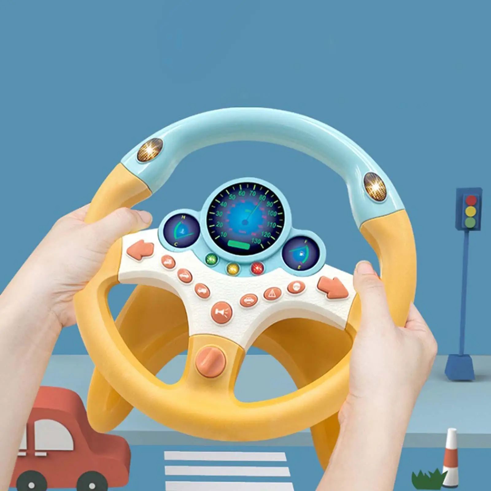 Children Electric Simulation Steering Wheel Toy Educational Toys with Sound and Fun Activity Roleplay for
Children Electric Simulation Steering Wheel Toy Educational Toys with Sound and Fun Activity Roleplay for
