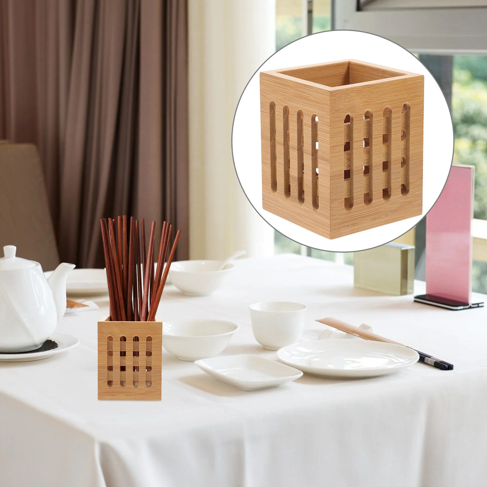 Wood Utensil Holder Kitchen Utensil Container Shaped Box Pen Makeup Brush Organizer for Kitchen Tools and Cooking Storage
Wood Utensil Holder Kitchen Utensil Container Shaped Box Pen Makeup Brush Organizer for Kitchen Tools and Cooking Storage