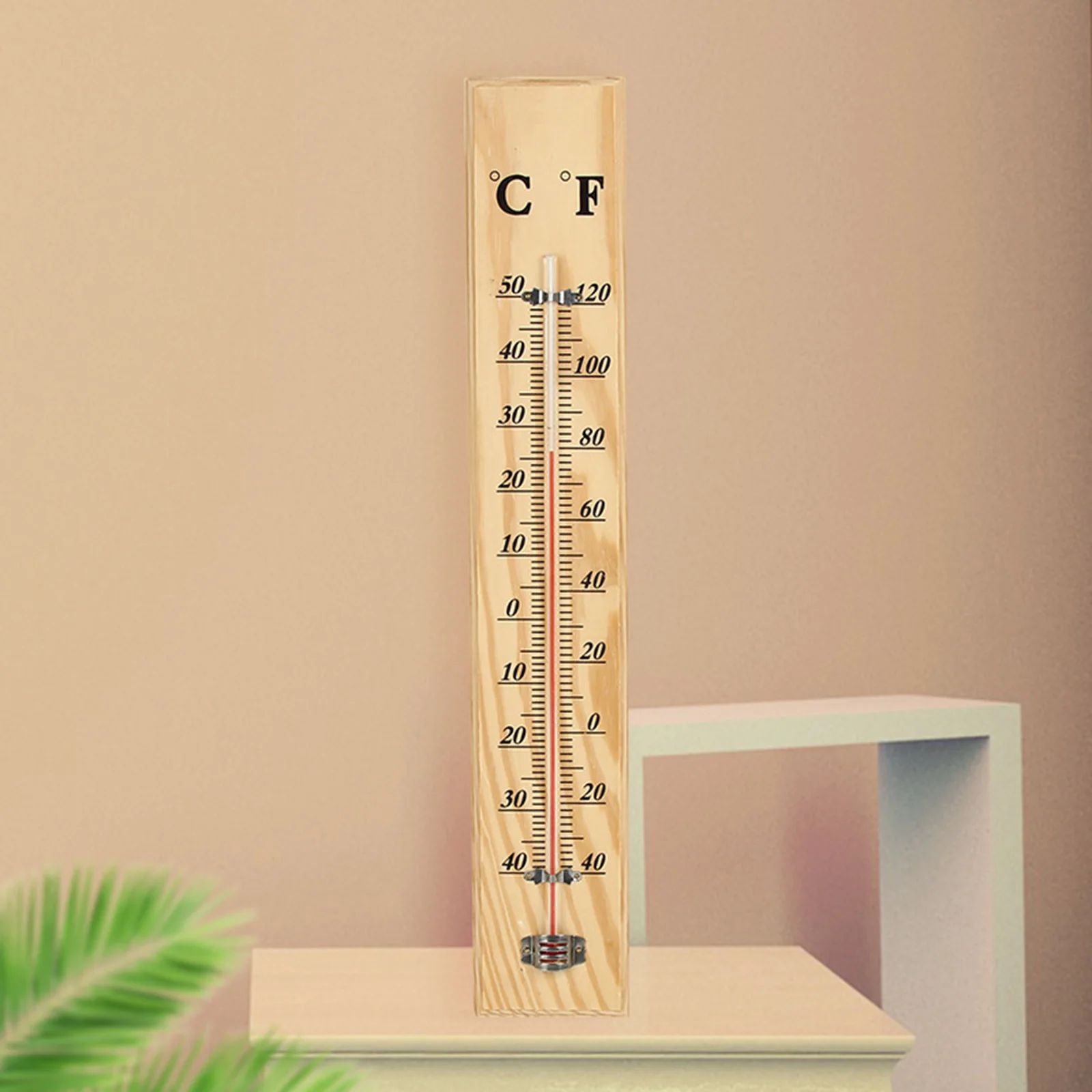 Tool Wooden Thermometer Outdoor Wooden 40cm X 7cm X 1cm Garden Décor Home Indoor Pine + Red Kerosene Thermometer
Tool Wooden Thermometer Outdoor Wooden 40cm X 7cm X 1cm Garden Décor Home Indoor Pine + Red Kerosene Thermometer