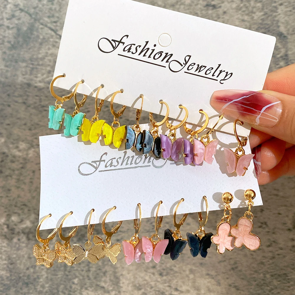 Bohemia Gold Color Geometric Butterfly Drop Earrings Set For Women Butterfly Acrylic Dangle Earring 2022 Trend Party Jewelry
Bohemia Gold Color Geometric Butterfly Drop Earrings Set For Women Butterfly Acrylic Dangle Earring 2022 Trend Party Jewelry