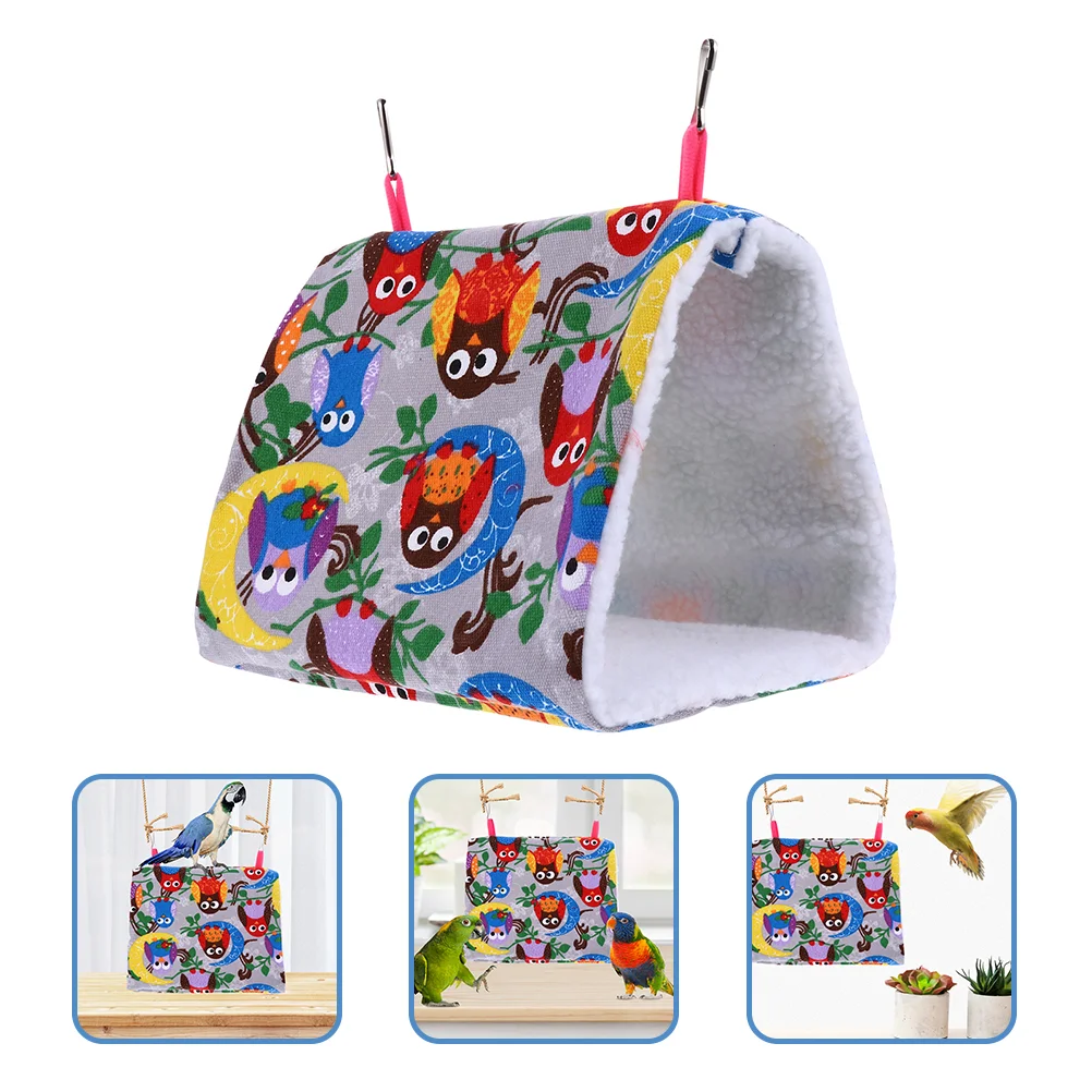 Bird Parrothammock Warm Hanging Bed House Cage Winter Bedding Sleeping Decorative Breathable Hideout Snuggle Parakeetpet Plush
Bird Parrothammock Warm Hanging Bed House Cage Winter Bedding Sleeping Decorative Breathable Hideout Snuggle Parakeetpet Plush