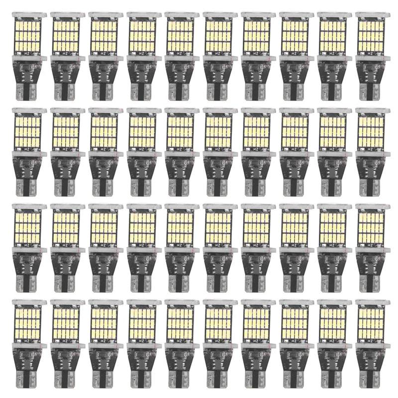40X T15 W16W 45 SMD 4014 светодиодные автомобильные лампы заднего хода 6000K белый
40X T15 W16W 45 SMD 4014 светодиодные автомобильные лампы заднего хода 6000K белый