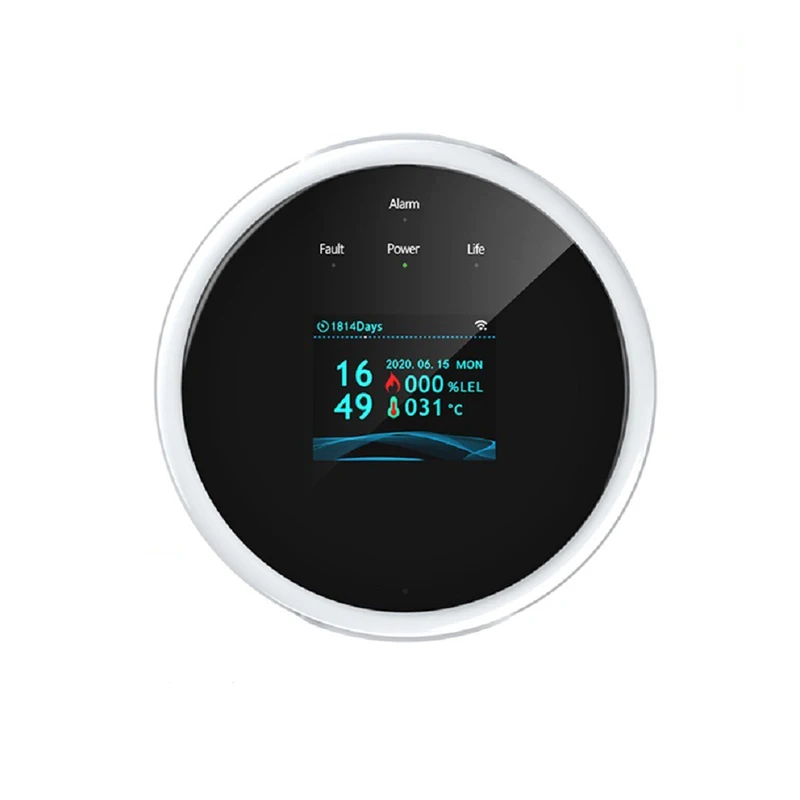 Tuya WIFI Gas Leakage Detector Natural Gas LPG Temperature Alarm Voice Prompt App Notification Linkage Valve for Smart Home
Tuya WIFI Gas Leakage Detector Natural Gas LPG Temperature Alarm Voice Prompt App Notification Linkage Valve for Smart Home