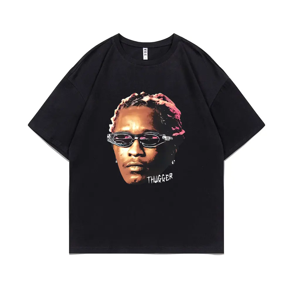 Rapper Young Thug Thugger Tshirt Men's Hip Hop Rap Style Tshirt Male Vintage Tops Man Pure Cotton Unisex T Shirt Men Casual Tees
Rapper Young Thug Thugger Tshirt Men's Hip Hop Rap Style Tshirt Male Vintage Tops Man Pure Cotton Unisex T Shirt Men Casual Tees