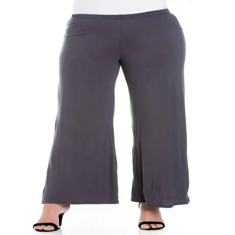 Women`s Plus Size Comfort Apparel Elastic Waist Flared Leg Plus Size Palazzo Pants
Women`s Plus Size Comfort Apparel Elastic Waist Flared Leg Plus Size Palazzo Pants
