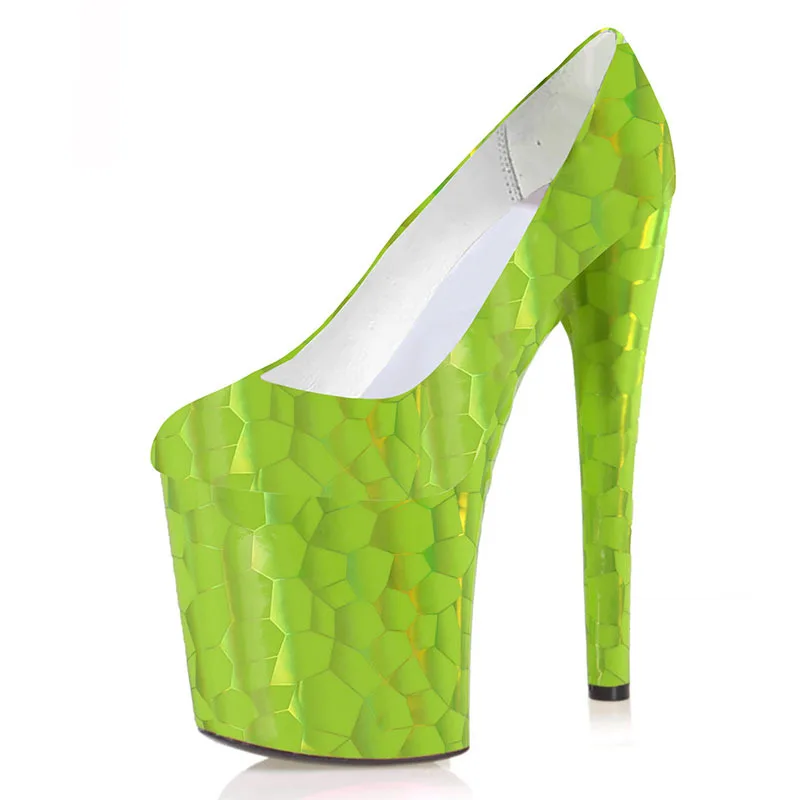 20cm Colorful Model Steel Pipe Dance High Heel Women's Shoes Waterproof Platform Nightclub Sexy Walk Large
20cm Colorful Model Steel Pipe Dance High Heel Women's Shoes Waterproof Platform Nightclub Sexy Walk Large