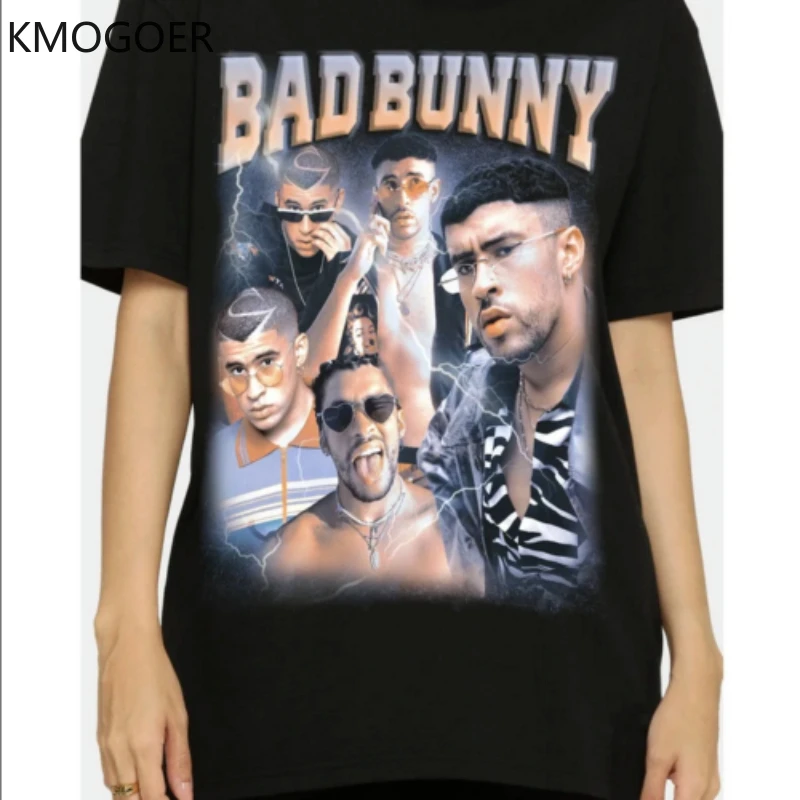 Футболка Bad Bunny, рубашка для концерта, винтажная хлопковая черная футболка унисекс высокого качества, модная уличная одежда, мужская Свободн...
Футболка Bad Bunny, рубашка для концерта, винтажная хлопковая черная футболка унисекс высокого качества, модная уличная одежда, мужская Свободн...