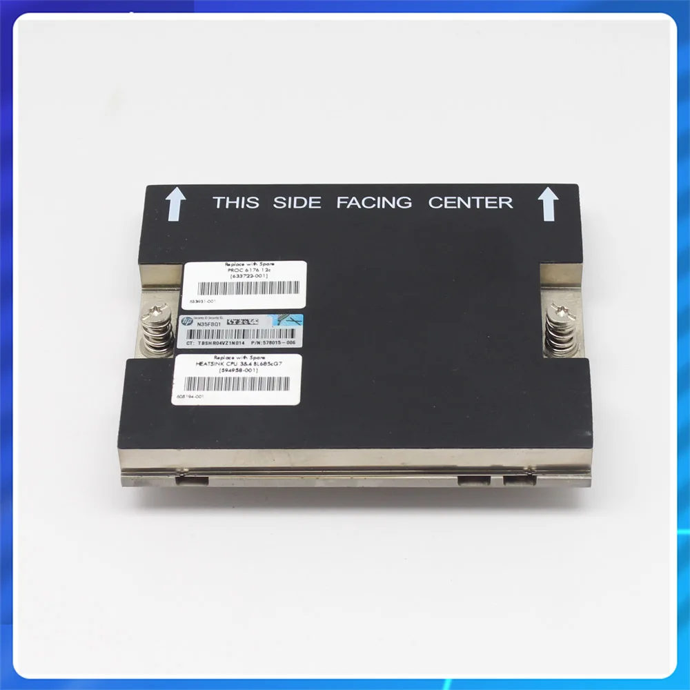Оригинальный радиатор для HP BL685C G7 BL685CG7 594958-001 633722-001 578015-006 ЦП 3 и 4 Hewlett-Packard Proliant, радиатор
Оригинальный радиатор для HP BL685C G7 BL685CG7 594958-001 633722-001 578015-006 ЦП 3 и 4 Hewlett-Packard Proliant, радиатор