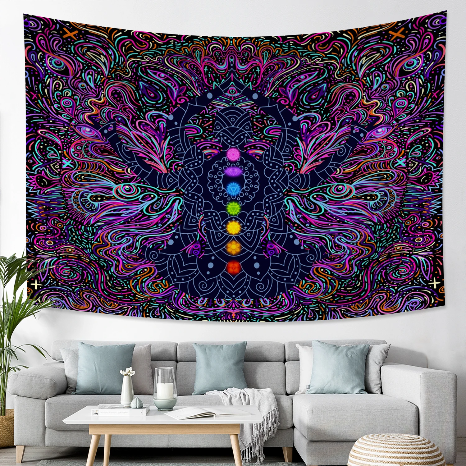Meditation Buddha Seven Chakra Tapestry Witchcraft Psychedelic Yoga Mandala Wall Tapestry Bedroom Living Room Home Wall Decor
Meditation Buddha Seven Chakra Tapestry Witchcraft Psychedelic Yoga Mandala Wall Tapestry Bedroom Living Room Home Wall Decor