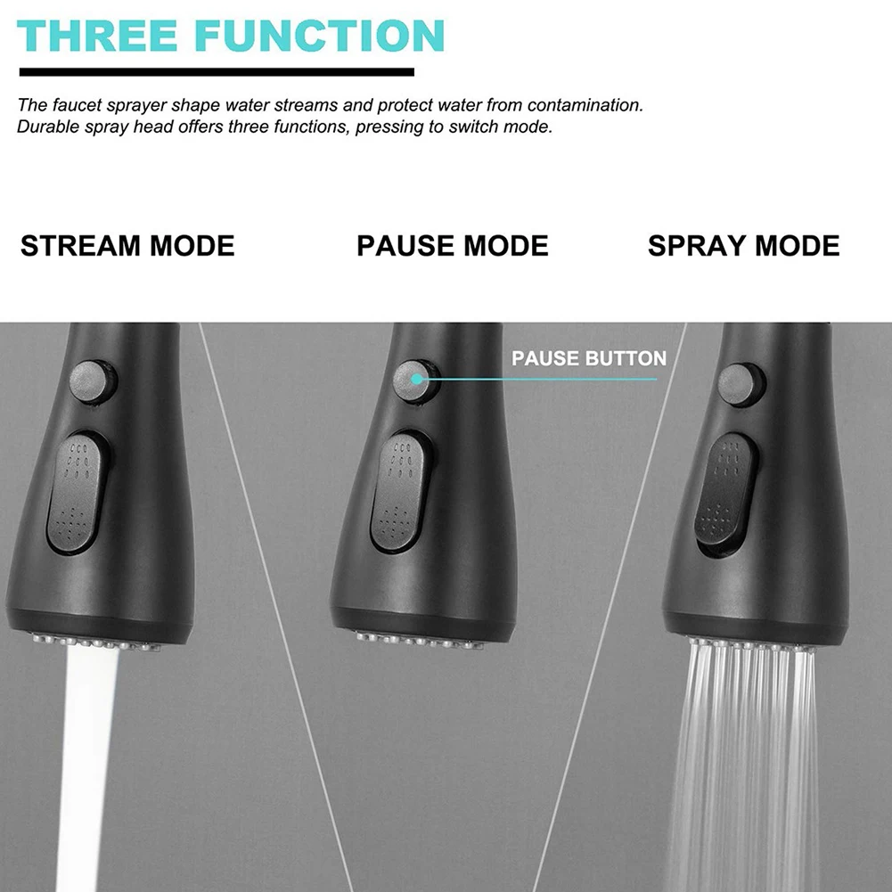 ABS Nozzle Sink Pull Out Sprayer Mixer Head Kitchen Faucet Spray Head Replacements 1/2 Inch Kitchen Basin Tap Sprayer Spout
ABS Nozzle Sink Pull Out Sprayer Mixer Head Kitchen Faucet Spray Head Replacements 1/2 Inch Kitchen Basin Tap Sprayer Spout
