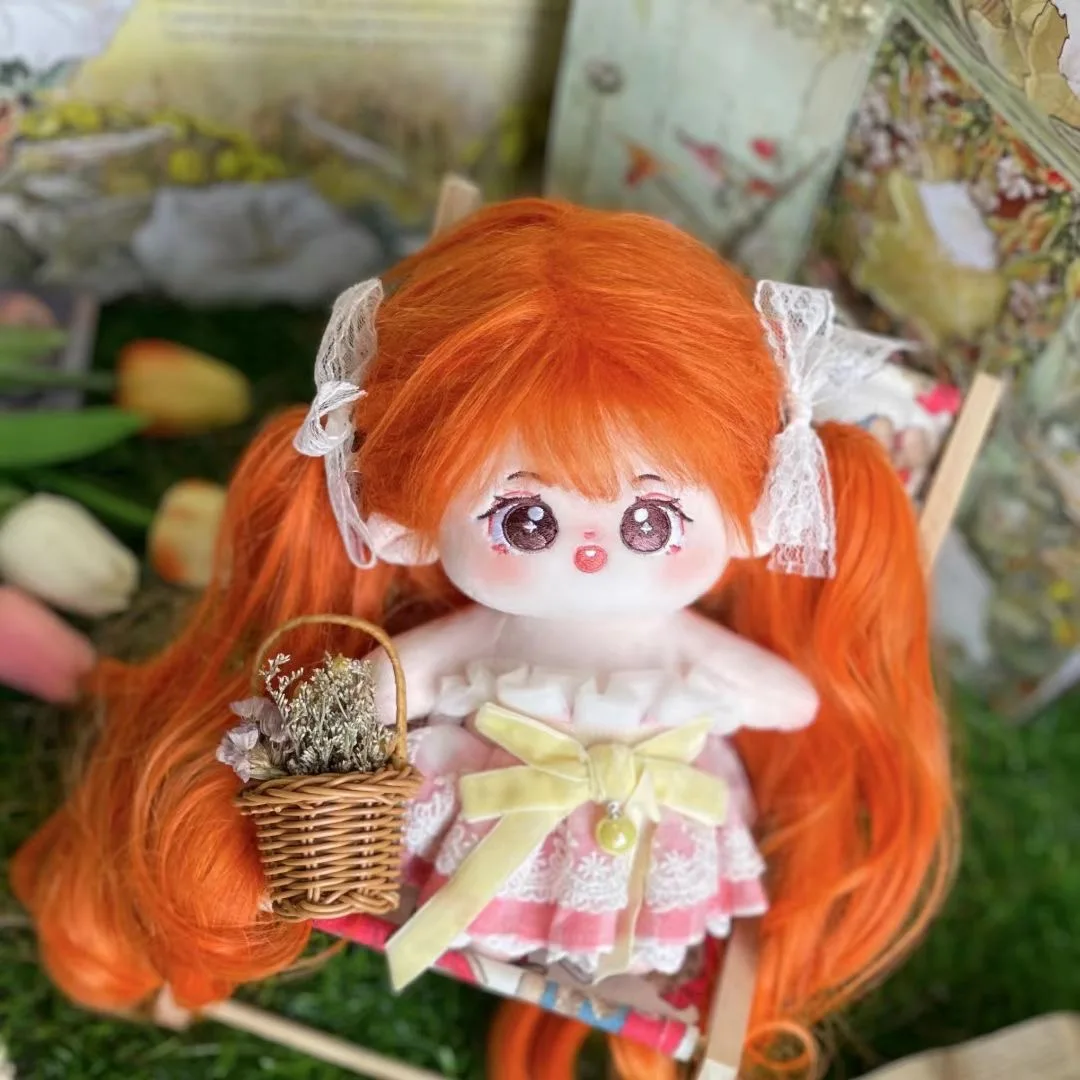 Kawaii Kpop No Attributes Lovely Orange Double ponytail Wig Girl 20cm Plush Doll Toy Stuffed Body Soft Cute Cosplay Xmas Gift
Kawaii Kpop No Attributes Lovely Orange Double ponytail Wig Girl 20cm Plush Doll Toy Stuffed Body Soft Cute Cosplay Xmas Gift