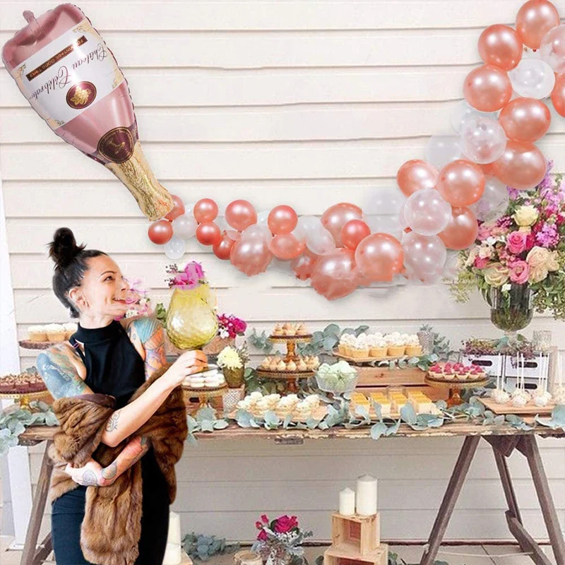 Розово-золотой Шампанский шар для невесты, счастливый девичвечерние, украшение для вечеринки невесты, праздничный шар Miss To Mrs, товары для ве...
Розово-золотой Шампанский шар для невесты, счастливый девичвечерние, украшение для вечеринки невесты, праздничный шар Miss To Mrs, товары для ве...