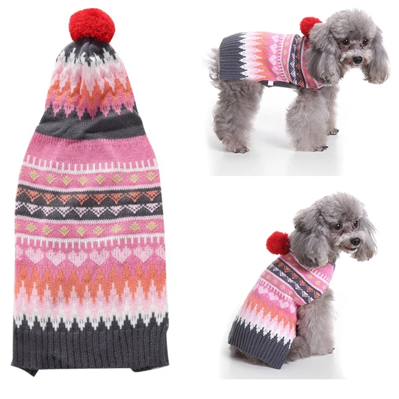 Dog Hoodie, Pink Dog Sweater With Hooded, Warm Pet Sweatshirt Pullover, Dog Outfit Coat Apparel
Dog Hoodie, Pink Dog Sweater With Hooded, Warm Pet Sweatshirt Pullover, Dog Outfit Coat Apparel