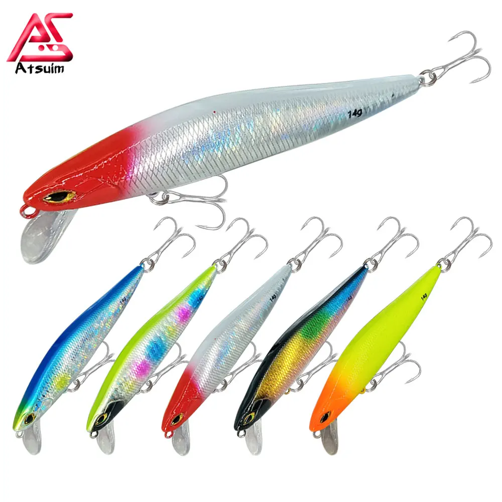 AS 5g7g10g14g Minnow Fishing Lure Topwater Sinking Wobbler 3D Eye Treble Hooks Hard Crankbait Floating Tackle Pesca Swim Bait
AS 5g7g10g14g Minnow Fishing Lure Topwater Sinking Wobbler 3D Eye Treble Hooks Hard Crankbait Floating Tackle Pesca Swim Bait
