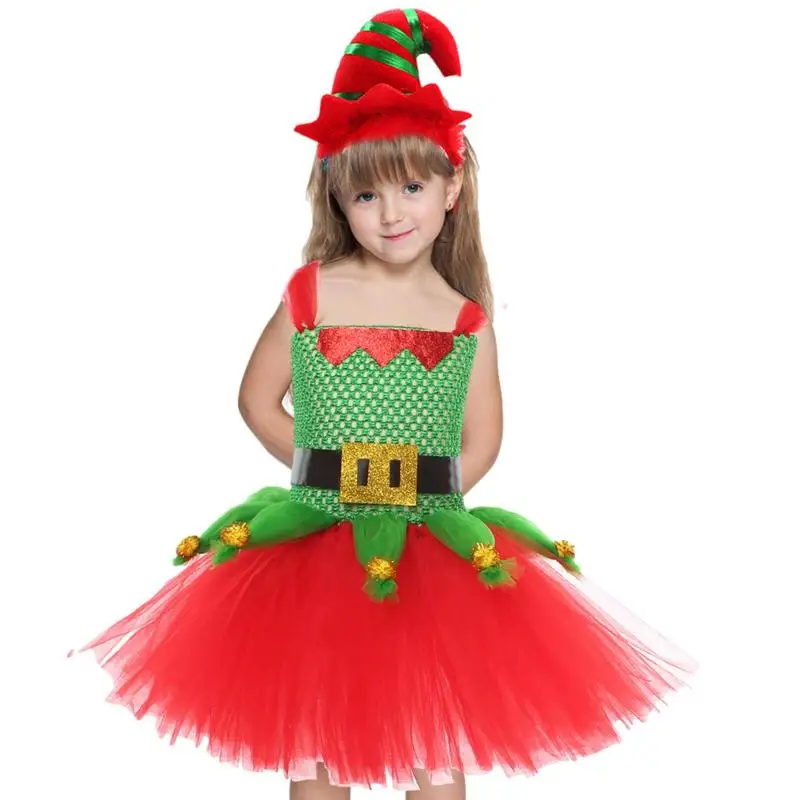 Christmas Elf Costume Elf Suit Princess Dress Cosplay Spaghetti Strap Elastic Waist Mesh Sleeve For Holiday Party
Christmas Elf Costume Elf Suit Princess Dress Cosplay Spaghetti Strap Elastic Waist Mesh Sleeve For Holiday Party
