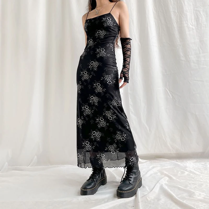 MEXZT Vintage Print Tulle Dress Women Y2K Dark Academic Sexy Mesh Slim A Line Long Dresses Summer Gothic Sundress Vestidos New
MEXZT Vintage Print Tulle Dress Women Y2K Dark Academic Sexy Mesh Slim A Line Long Dresses Summer Gothic Sundress Vestidos New