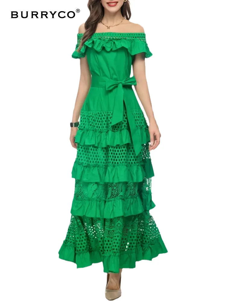 Женское платье с открытыми плечами BURRYCO, летнее свободное платье оригинального дизайна с рюшами и вырезом, 2023
Женское платье с открытыми плечами BURRYCO, летнее свободное платье оригинального дизайна с рюшами и вырезом, 2023