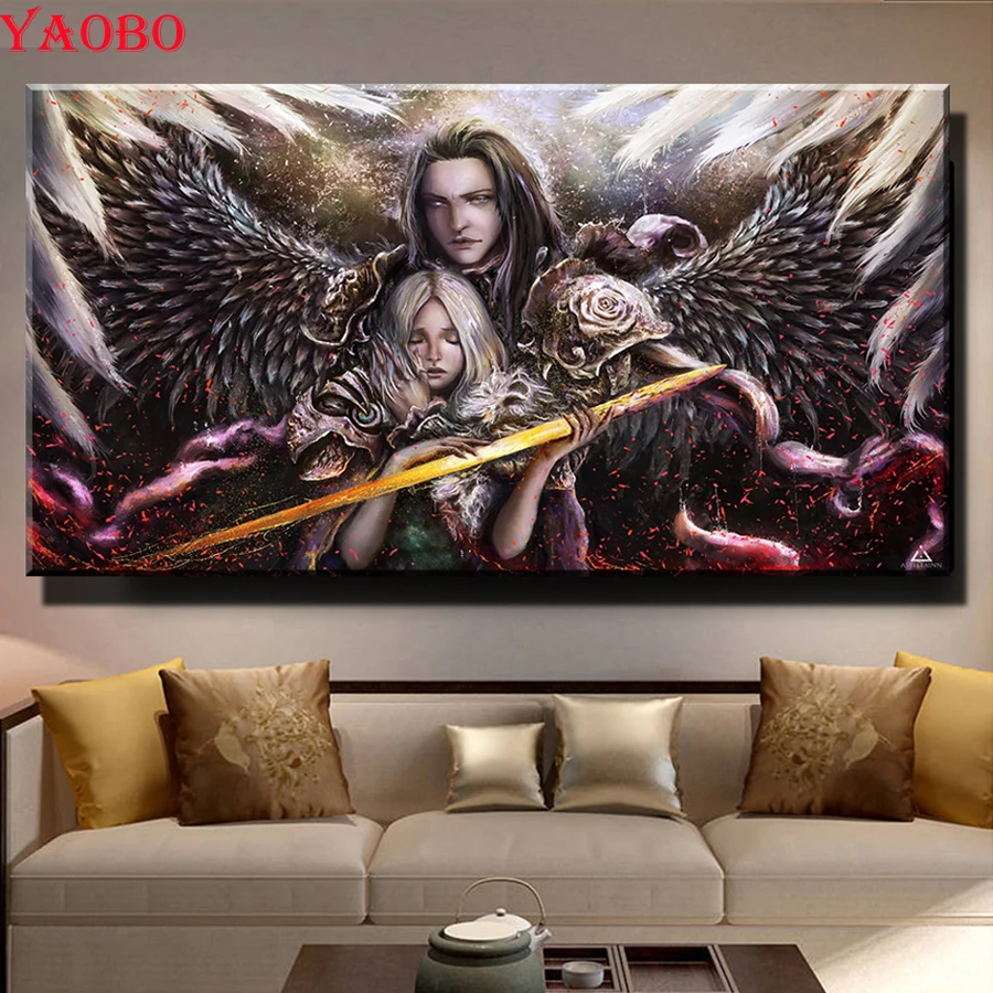 5D Diamond Painting Lucifer Fallen Angel wings Love Cross Stitch Kits Diy Embroidery Full Drill Mosaic Kit Home Decoration Gift
5D Diamond Painting Lucifer Fallen Angel wings Love Cross Stitch Kits Diy Embroidery Full Drill Mosaic Kit Home Decoration Gift