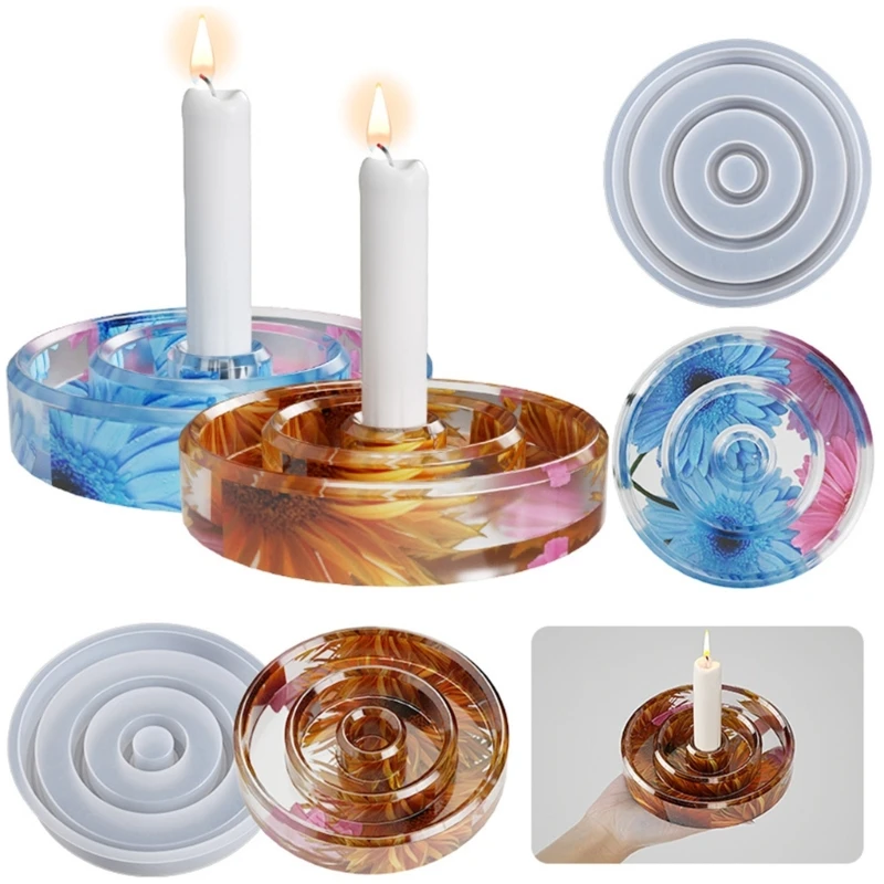Round Candlestick Silicone Mold Gypsum Plaster Mold Lipstick Holder Tray Mold for DIY Jewelry Organizer Home Craft Decor 
Round Candlestick Silicone Mold Gypsum Plaster Mold Lipstick Holder Tray Mold for DIY Jewelry Organizer Home Craft Decor