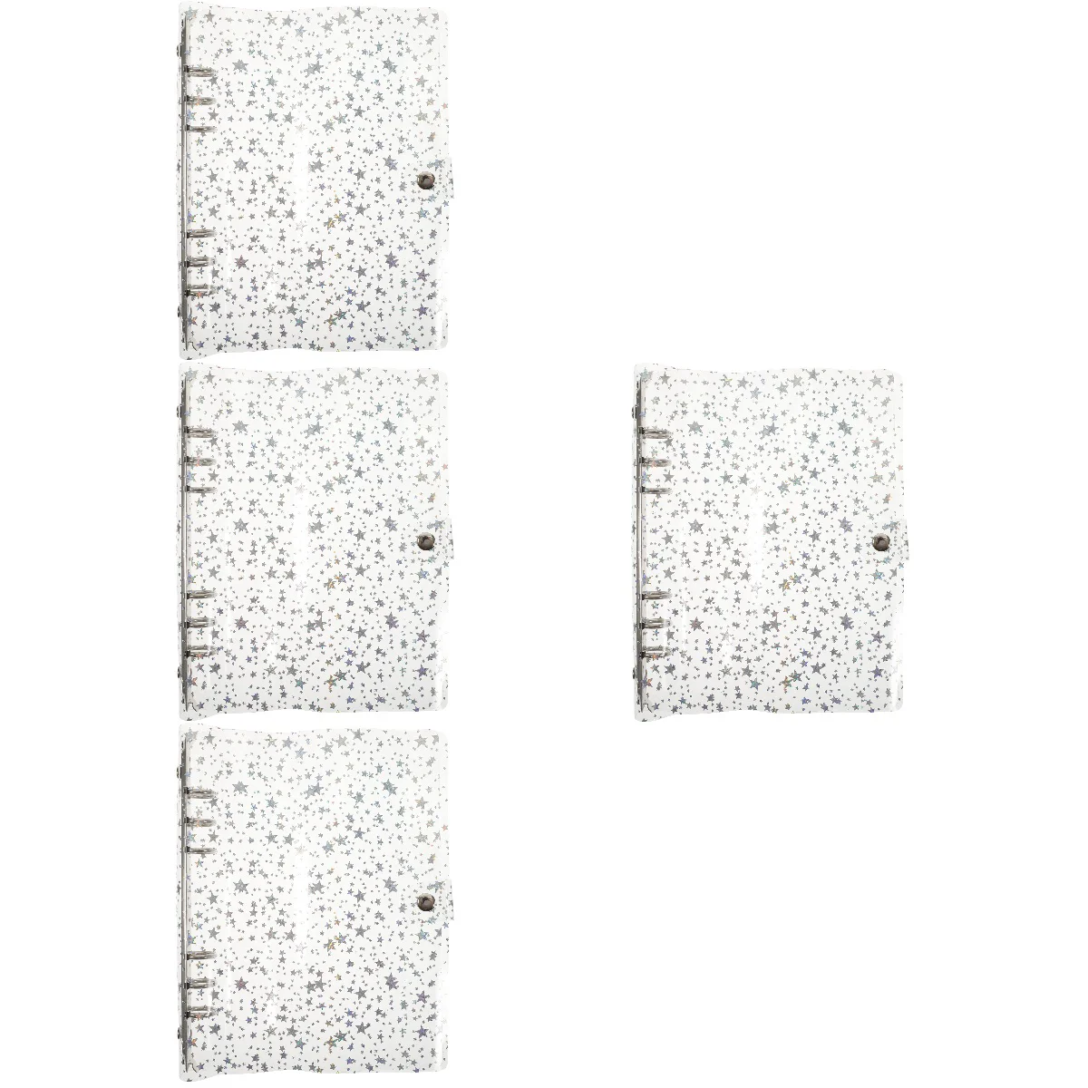 4pcs Binder Notebook Shell Lovely Scrapbook Shell Loose-leaf Notebook Shell Office Accessory
4pcs Binder Notebook Shell Lovely Scrapbook Shell Loose-leaf Notebook Shell Office Accessory