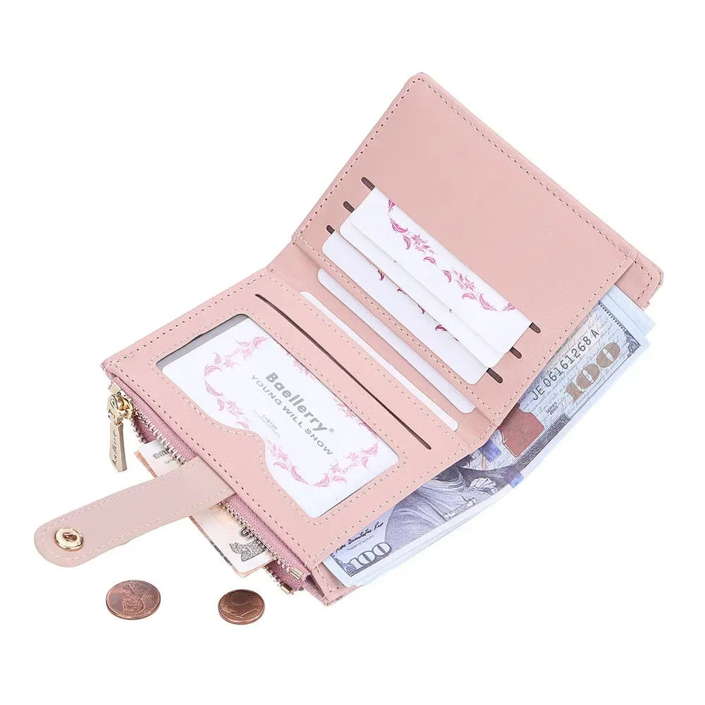 Wallets Women Simple Wallet Luxury Lady Purse Leather Clemence Purse Portable Coin Money Change Storage Pocket Accessories Items
Wallets Women Simple Wallet Luxury Lady Purse Leather Clemence Purse Portable Coin Money Change Storage Pocket Accessories Items
