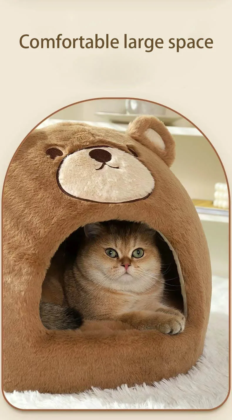 Pet Cat Nest Winter Warm, Non slip, Closed Sleeping, High Beauty, All Seasons Universal Pet Sofa, Cat Bed, Winter Cat House
Pet Cat Nest Winter Warm, Non slip, Closed Sleeping, High Beauty, All Seasons Universal Pet Sofa, Cat Bed, Winter Cat House
