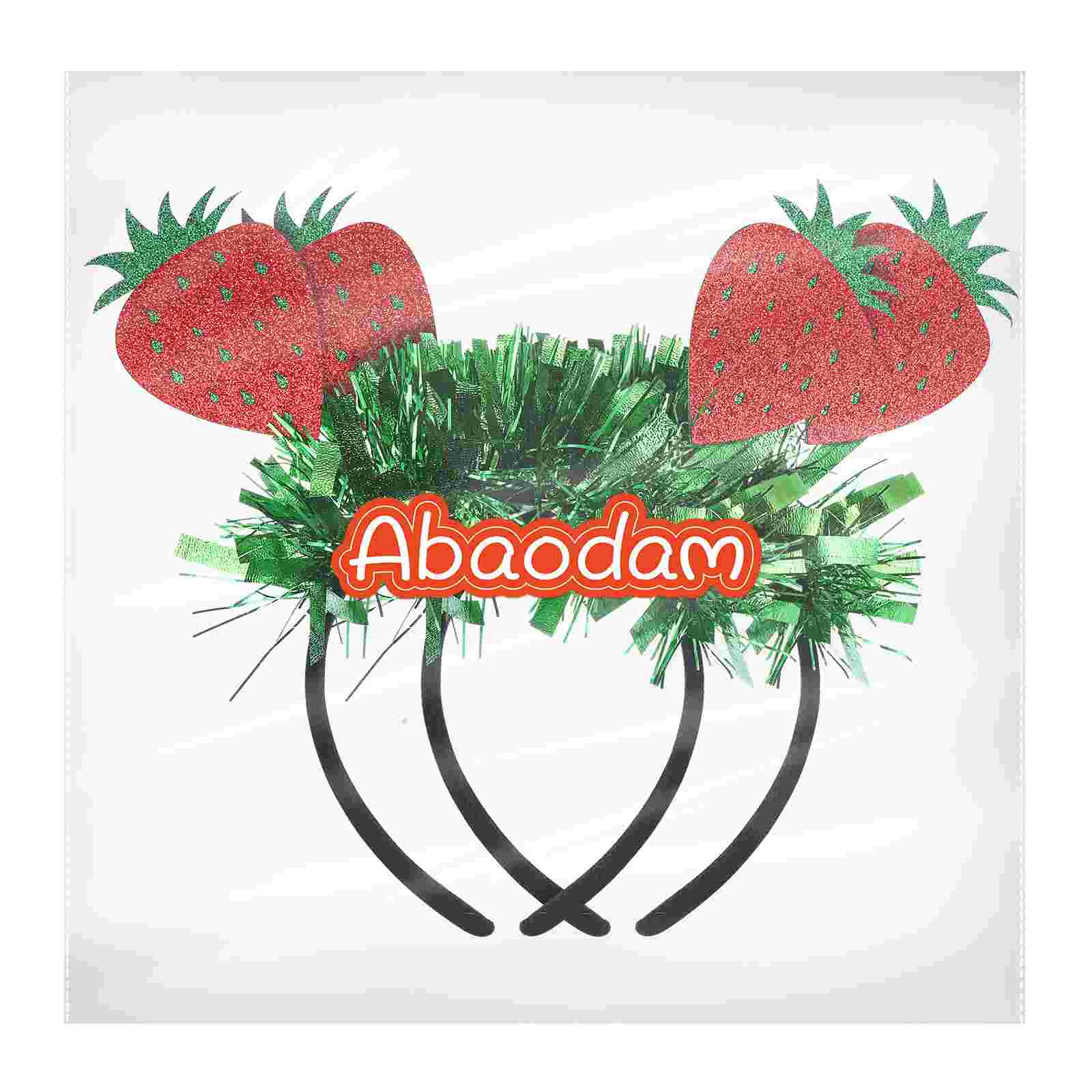 2 Pcs Strawberry Headband Tinsel Hair Hoops Party Headpieces Headdress Felt Cloth Miss
2 Pcs Strawberry Headband Tinsel Hair Hoops Party Headpieces Headdress Felt Cloth Miss
