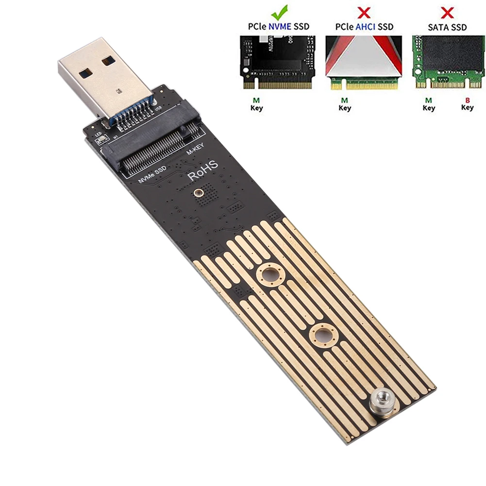 Адаптер M.2 NVME SSD-USB 3,1, PCI-E в USB-A 3,0, карта внутреннего преобразователя 10 Гбит/с, USB3.1 Gen 2 для Intel/Samsung 970 960
Адаптер M.2 NVME SSD-USB 3,1, PCI-E в USB-A 3,0, карта внутреннего преобразователя 10 Гбит/с, USB3.1 Gen 2 для Intel/Samsung 970 960