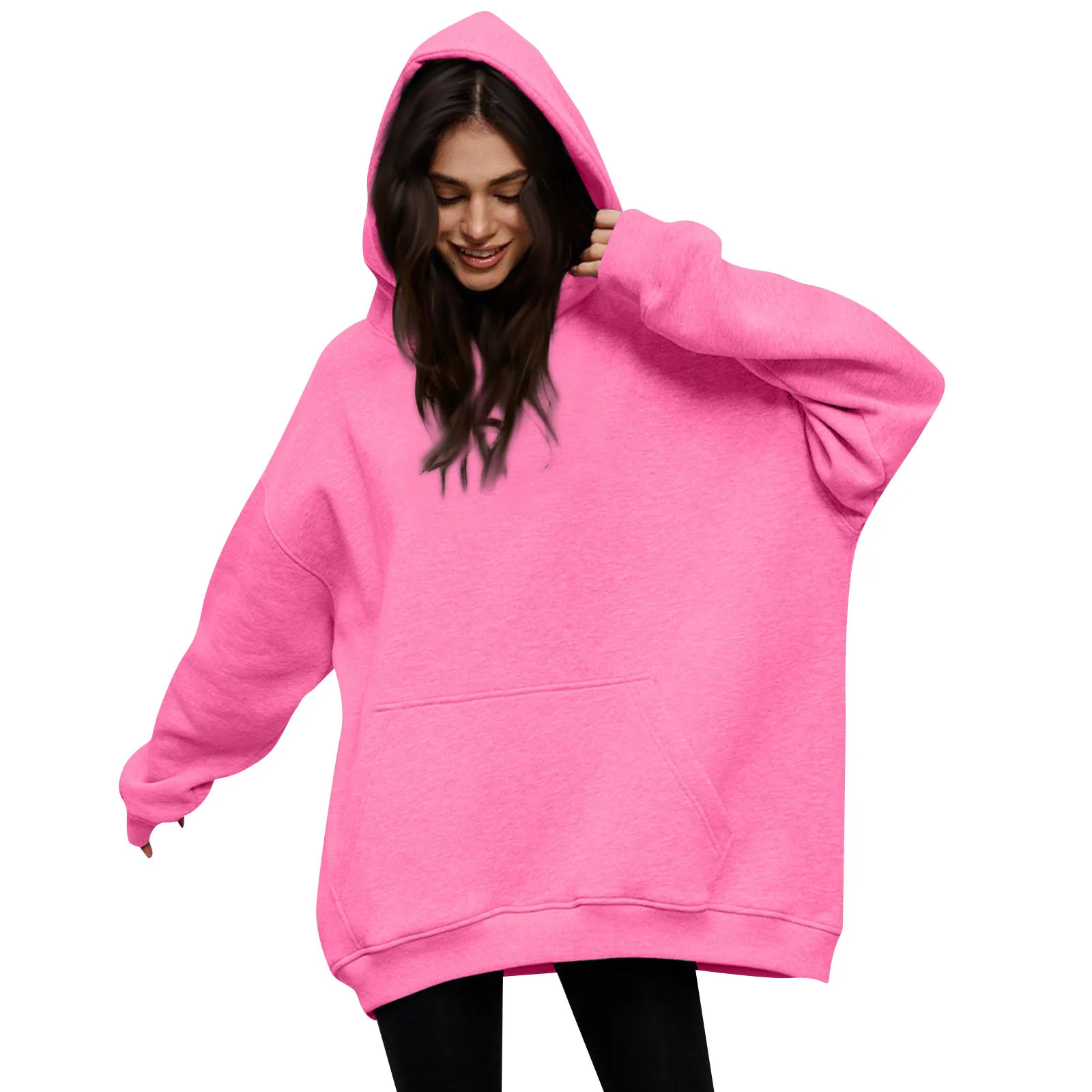 2023 Autumn/Winter Womens Sweatshirts Hoodies Casual Loose Long Sleeve Quality Sweater Pullover Fall Clothes With Pocket 후드티
2023 Autumn/Winter Womens Sweatshirts Hoodies Casual Loose Long Sleeve Quality Sweater Pullover Fall Clothes With Pocket 후드티