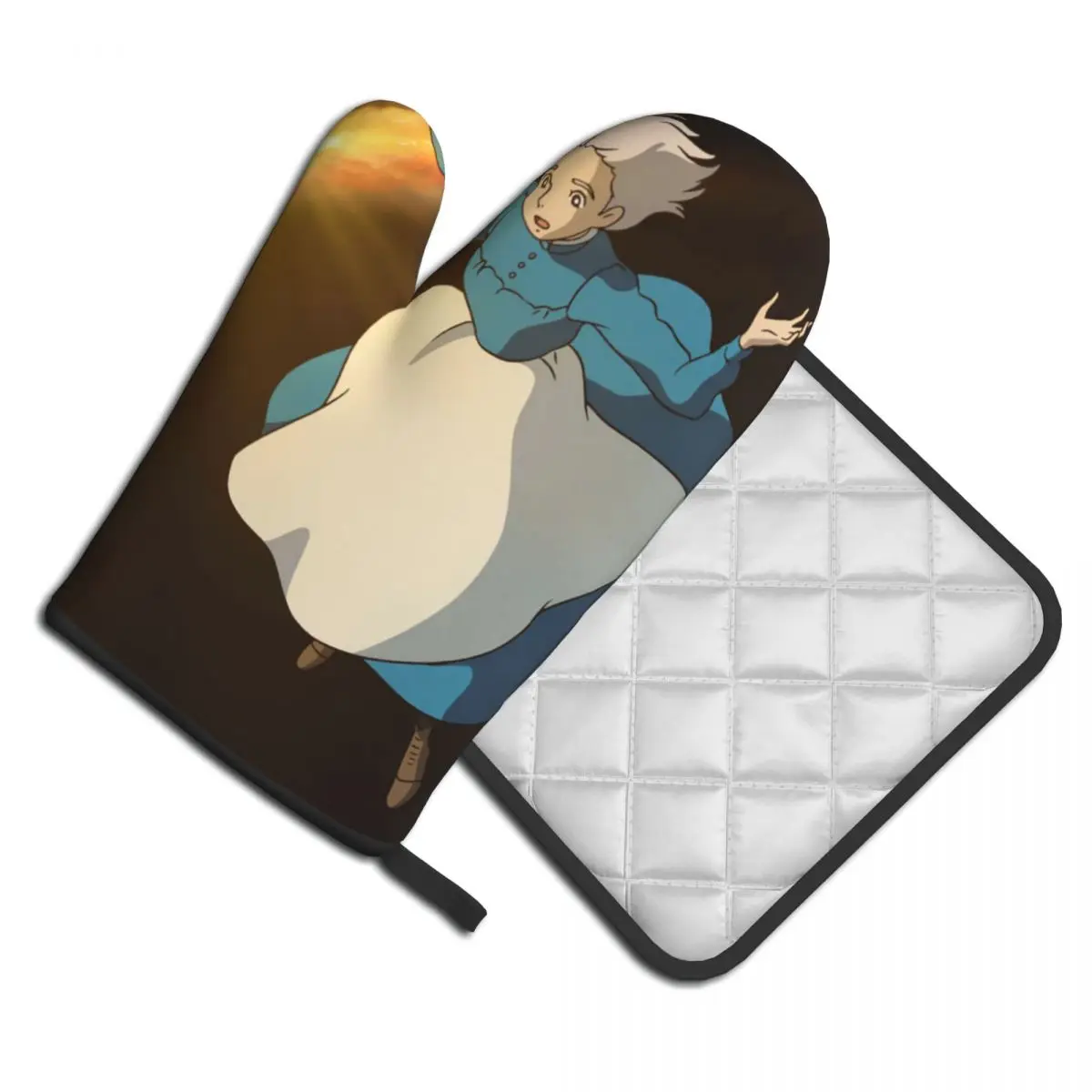 Жаропрочная кухонная перчатка «хоющий замок», жаропрочная, для барбекю, хлебобулочных варежек, подставка для горшка, набор для выпечки 
Жаропрочная кухонная перчатка «хоющий замок», жаропрочная, для барбекю, хлебобулочных варежек, подставка для горшка, набор для выпечки