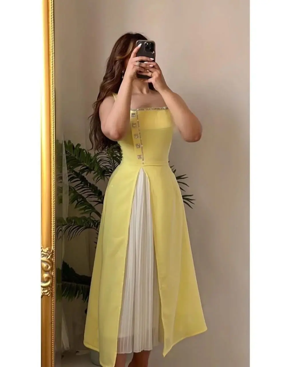 Yellow Strapless Evening Dresses Modern Off the Shoulder Prom Gown for Women Tea Length Draped Party Gowns Robe De Soirée
Yellow Strapless Evening Dresses Modern Off the Shoulder Prom Gown for Women Tea Length Draped Party Gowns Robe De Soirée