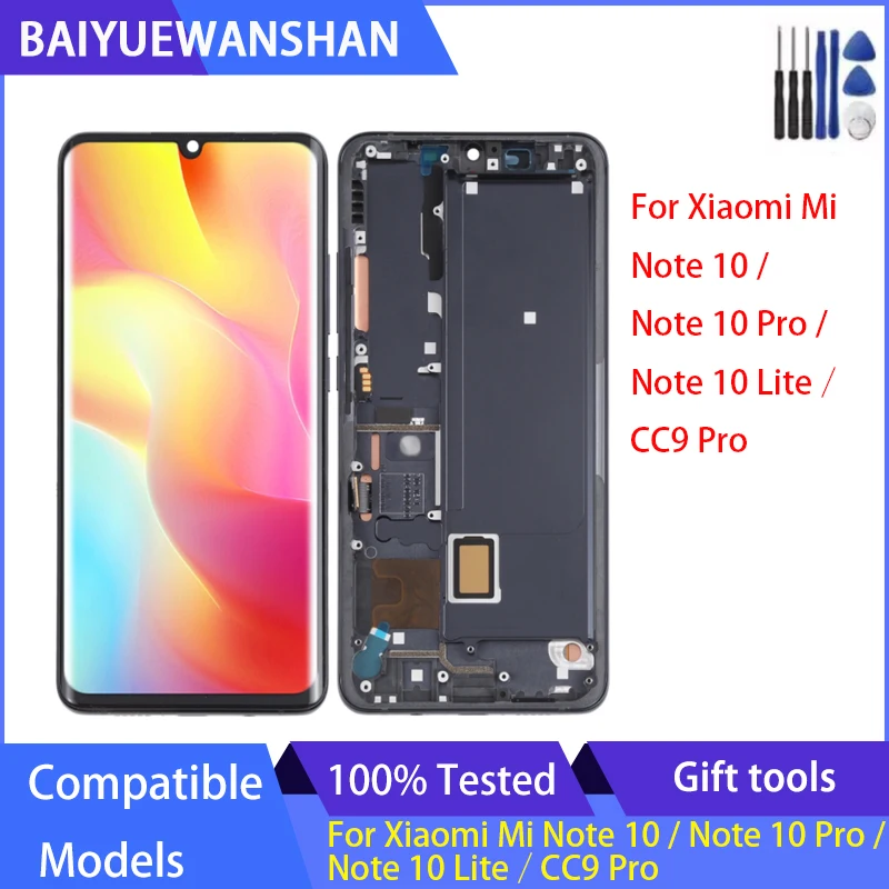ЖК-дисплей 6,47 дюйма AMOLED для Xiaomi Mi Note 10 / Note 10 Pro / Note 10 Lite, сенсорный экран для Xiaomi CC9 Pro, оригинал
ЖК-дисплей 6,47 дюйма AMOLED для Xiaomi Mi Note 10 / Note 10 Pro / Note 10 Lite, сенсорный экран для Xiaomi CC9 Pro, оригинал