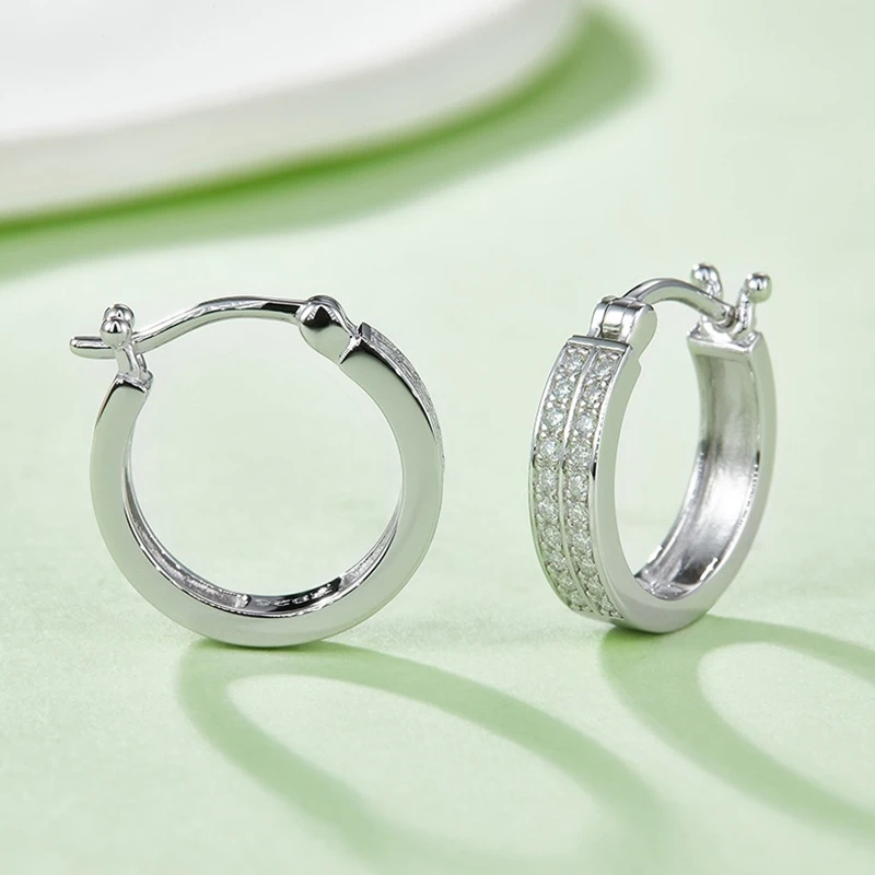 0.24ct melee 1.1mm diamonds diamond jewelry women earring plated white gold 925 hoops hoop earrings sterling silver moissanite
0.24ct melee 1.1mm diamonds diamond jewelry women earring plated white gold 925 hoops hoop earrings sterling silver moissanite