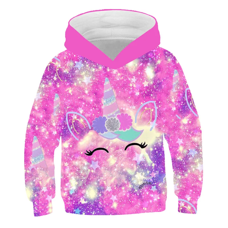 Girls Unicorn Jacket Hoodie Cute Bao Pony Children's Sweater Autumn Fashion Casual Harajuku Jacket Sports Pullover 4-12 Years Ol
Girls Unicorn Jacket Hoodie Cute Bao Pony Children's Sweater Autumn Fashion Casual Harajuku Jacket Sports Pullover 4-12 Years Ol