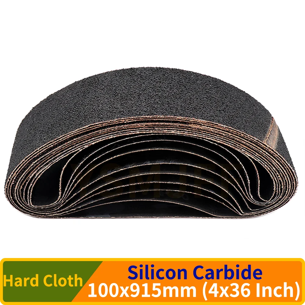 915*100 мм Силиконовые карбидные шлифовальные ремни 4*36 дюймов, зернистая шлифовальная лента для ленточной шлифовальной машинки, полировка металла
915*100 мм Силиконовые карбидные шлифовальные ремни 4*36 дюймов, зернистая шлифовальная лента для ленточной шлифовальной машинки, полировка металла