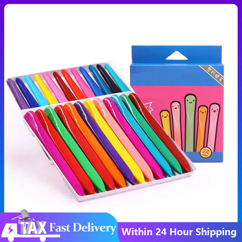 

Stationery Colouring Kids Triangular Colors Non-toxic Students 36 Triangular Supplies Crayons School Children For Pencil Safe