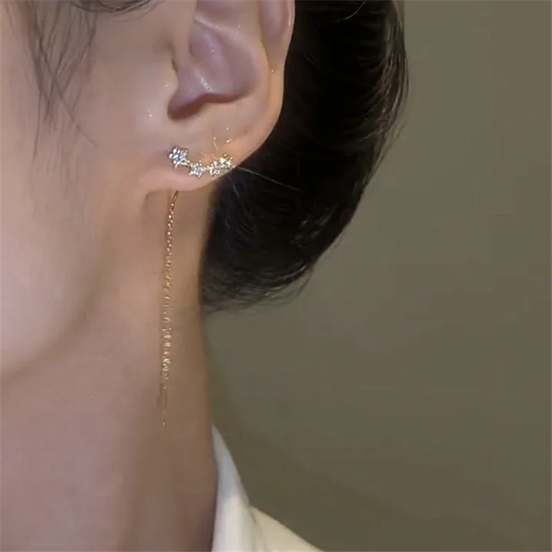 New Women'S Fashion Straight Hanging Earings Jewelry Chain Climb Star Heart Beads Tassel Thread Pendants Drop Earrings
New Women'S Fashion Straight Hanging Earings Jewelry Chain Climb Star Heart Beads Tassel Thread Pendants Drop Earrings