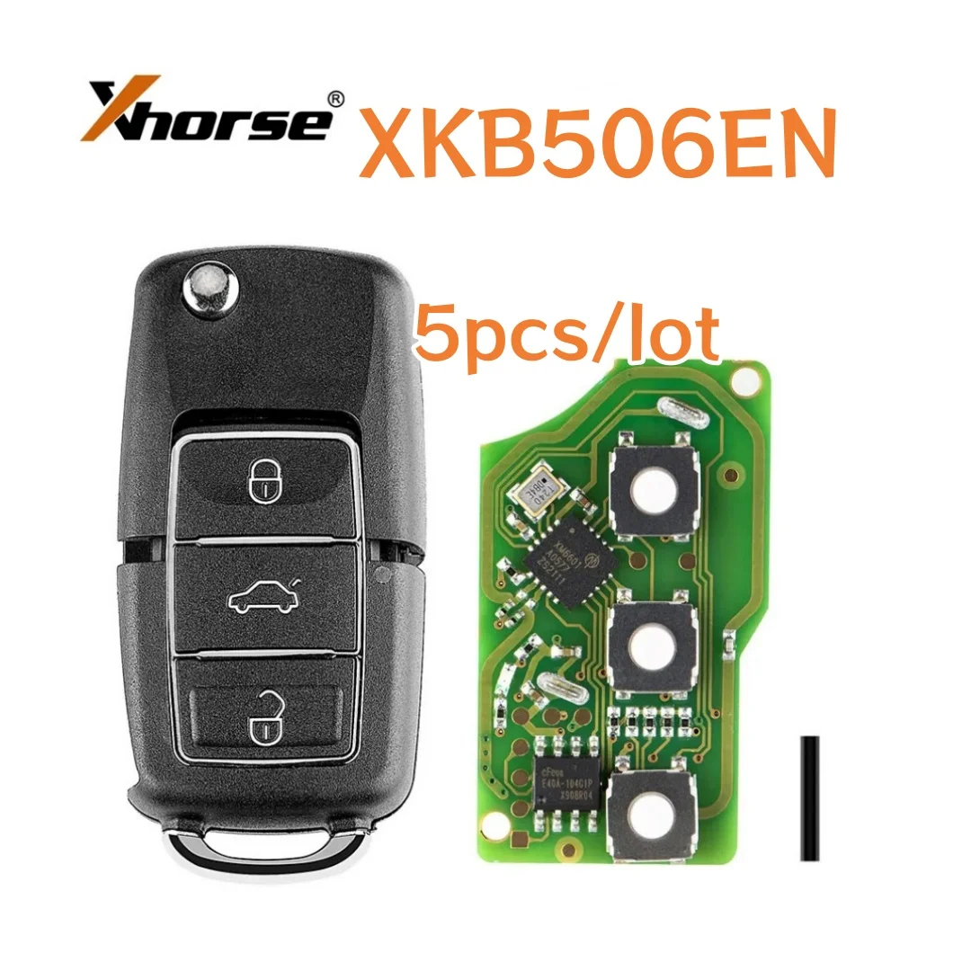 5 шт. Xhorse VVDI XKB506EN Универсальный проводной пульт дистанционного управления VVDI2